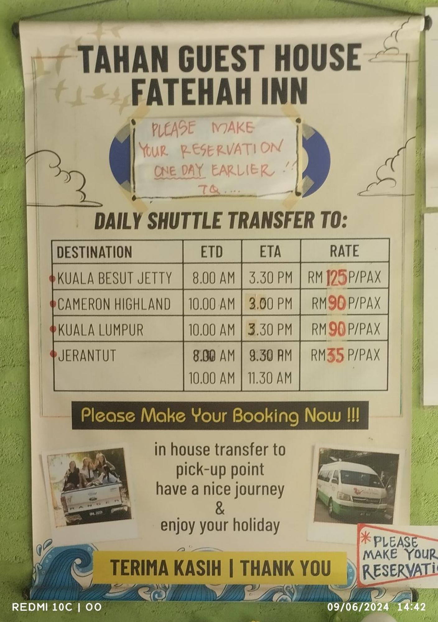 Fatehah Inn Kuala Tahan Buitenkant foto